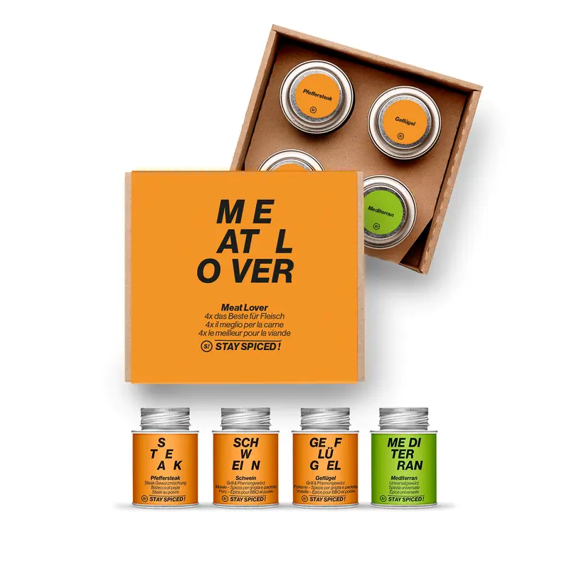 MEAT LOVER | Gewürze Set | 4er Geschenkbox