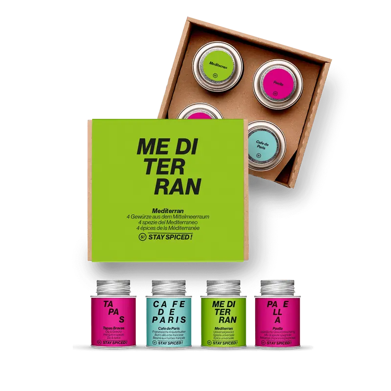 MEDITERRAN | Gewürze Set |4er Geschenkbox