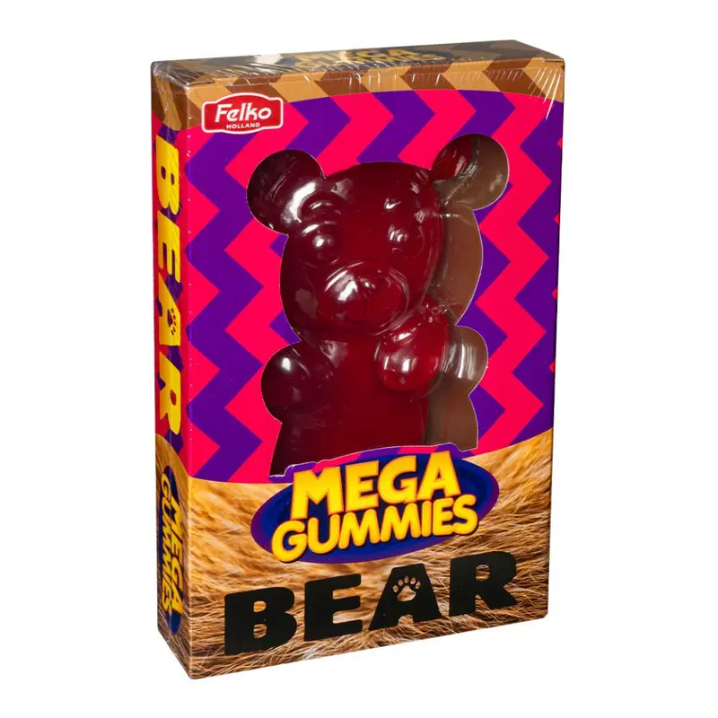 Mega Gummies Bear, gummiartige Süßigkeit in Form eines Bären von 600g