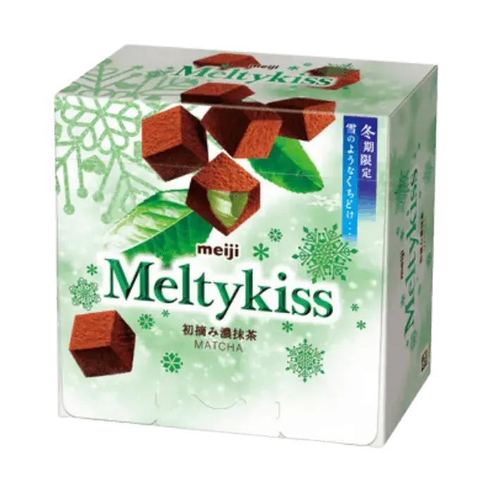 MEIJI Melty Kiss Matcha Schokolade 53G Japanische Matcha Pralinen