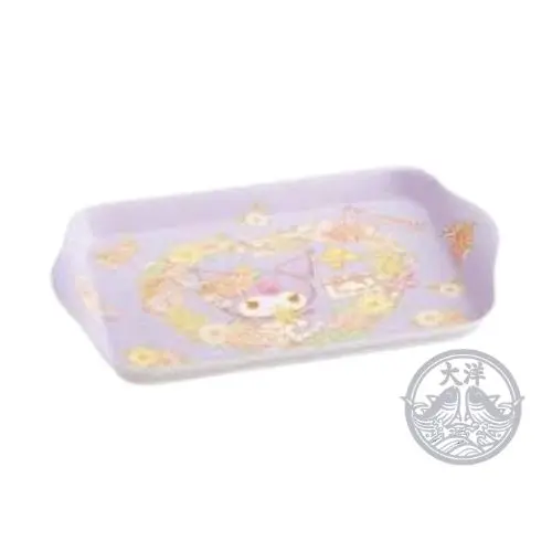 Melamine Kaku Tray Kuromi Water Paint MTR2 (Kuromi
