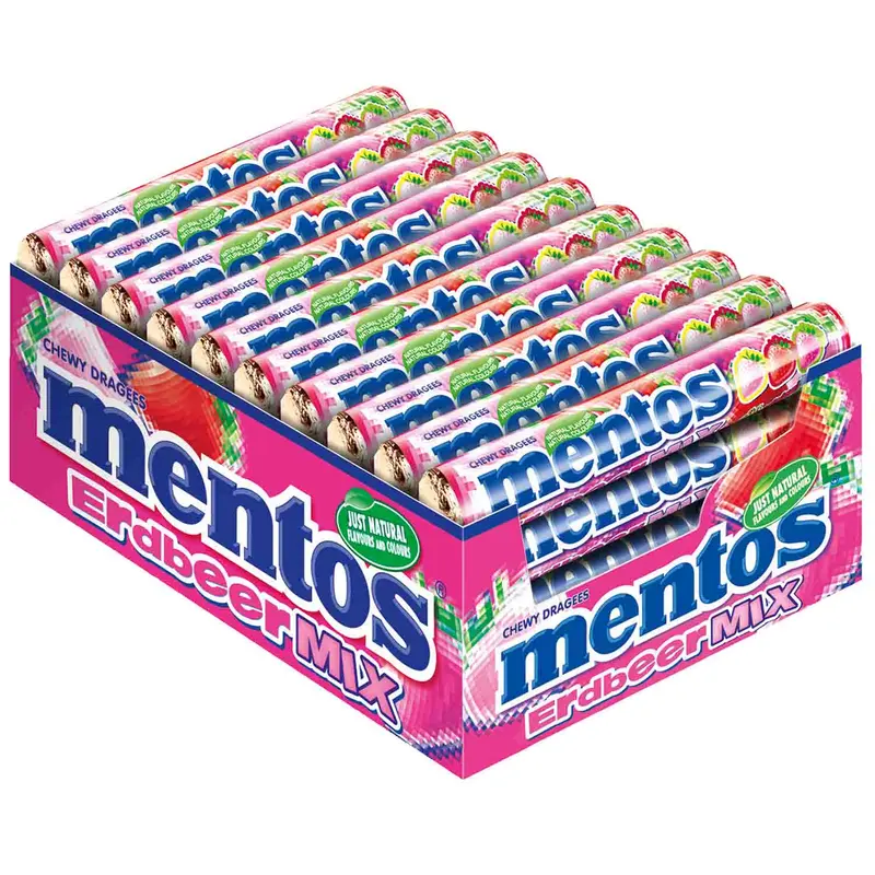 mentos Erdbeer Mix 40 x 37,5g