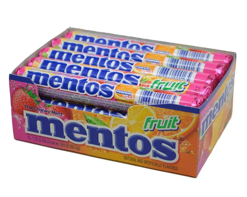 Mentos Frucht 40 x 38g
