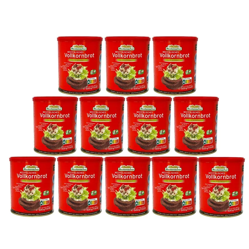 Mestemacher Westfälisches Vollkornbrot Dose 12x 500g