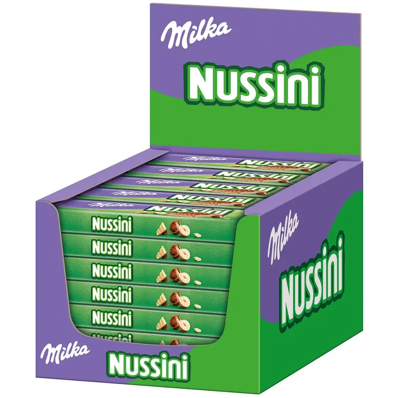 Milka Nussini Waffelriegel 35 x 31,5g