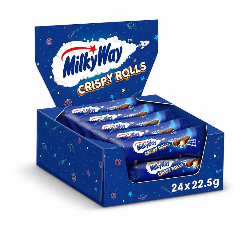 Milky Way Crispy Rolls Waffelröllchen 24x25g