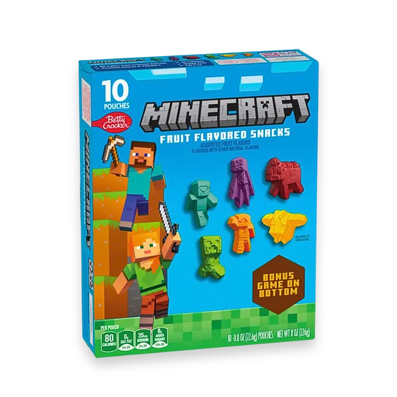 Minecraft Fruit Flavored Snacks