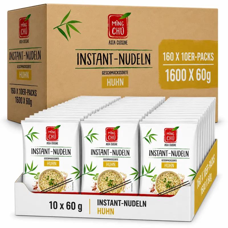 Ming Chu Instant-Nudeln Huhn, Multipack