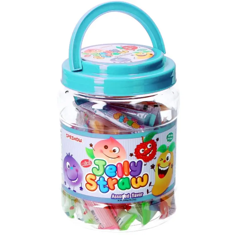 Mini Jelly Straws Assorted, Fruchtgelatine 800g