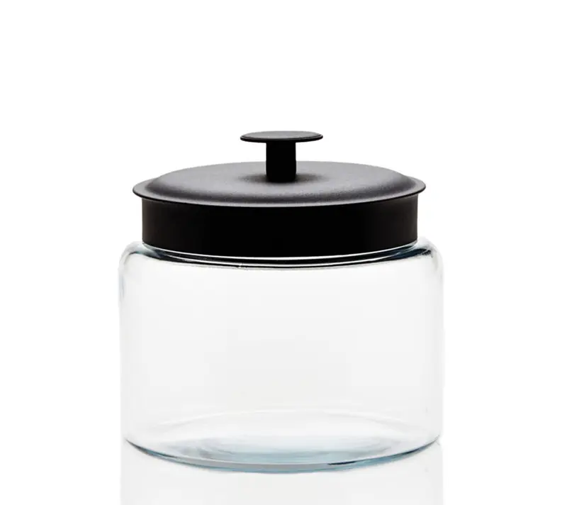 Mini Montana® Jar mit schwarzem Deckel von Anchor Hocking (64 oz)