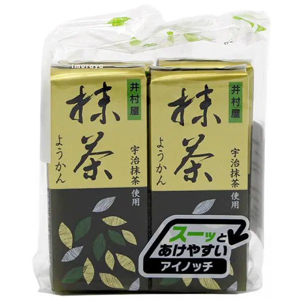 Mini Yokan Matcha (Sweet Azuki Bean Jelly with Matcha 6 pc 0 Flavor) 58g