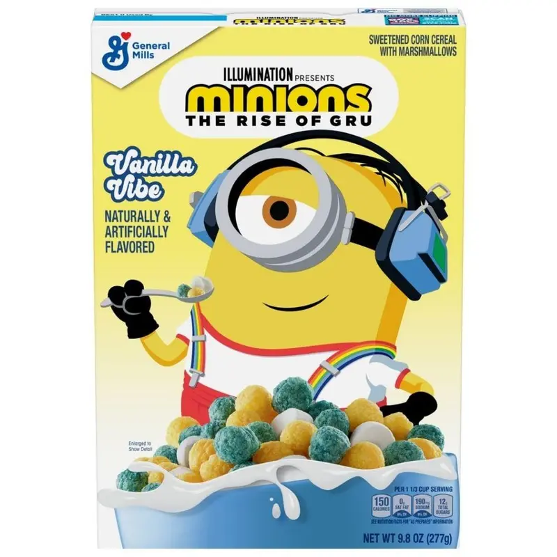 Minions Vanilla Vibe Cereal, Vanille-Müsli mit Marshmallows 277g