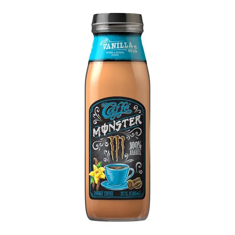 Monster Caffè Vanilla, energy drink mit Vanille-Kaffee-Aroma, 405 ml