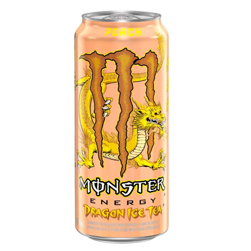 Monster Dragon Ice Tea Peach, energy drink mit Pfirsichgeschmack 473ml