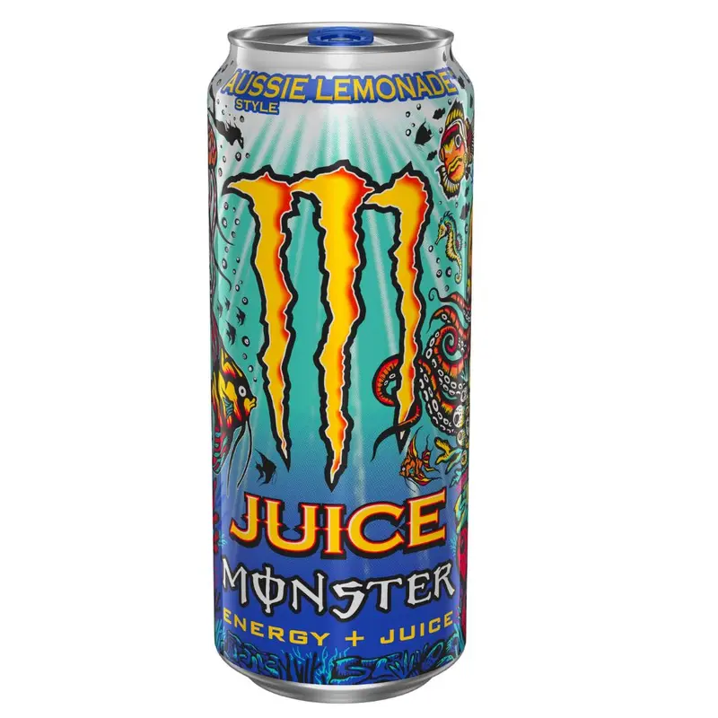 Monster Energy Aussie Lemonade, energy drink mit Zitronengeschmack, 473 ml
