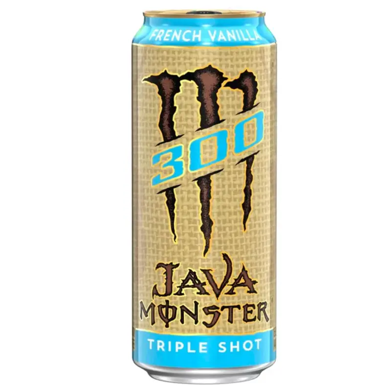 Monster Java Triple Shot French Vanilla, süßer energy drink mit Kaffee und Vanille von 444 ml