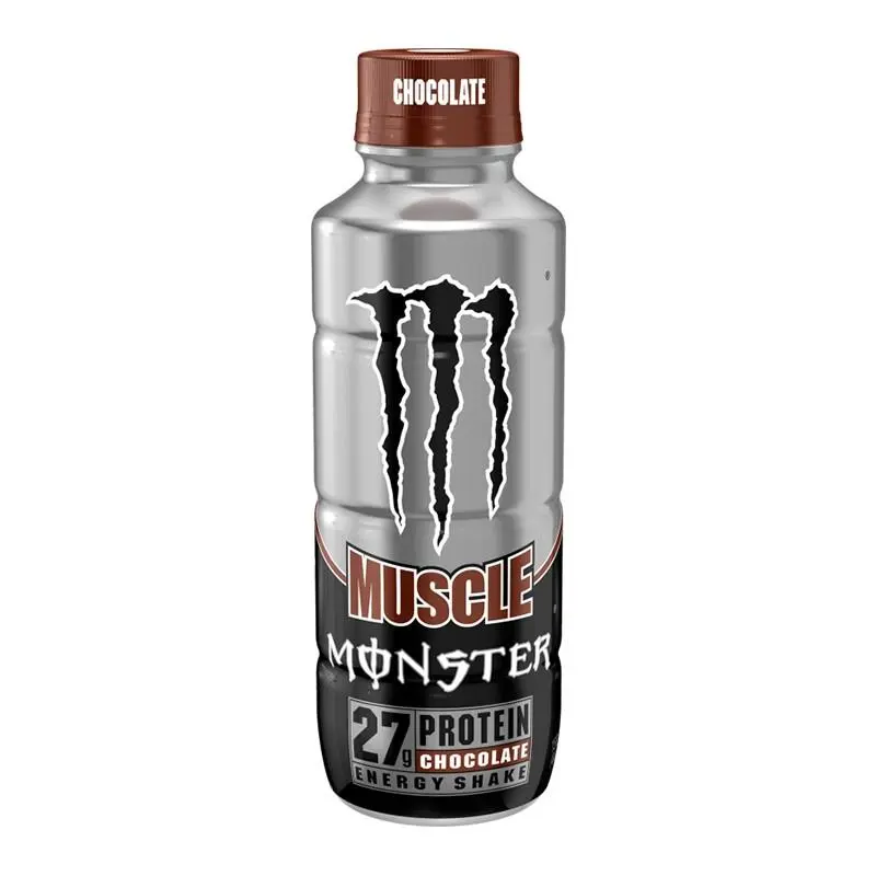 Monster Muscle Chocolate Energy Shake, energy drink Schokolade mit 444 ml