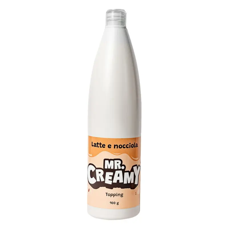 Mr. Creamy Latte und Haselnuss Topping, Milch- und Haselnuss-Topping 900g