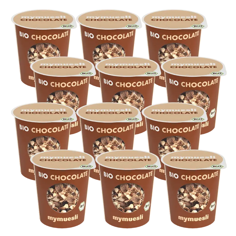 mymuesli Portionsbecher Chocolate 12er Pack