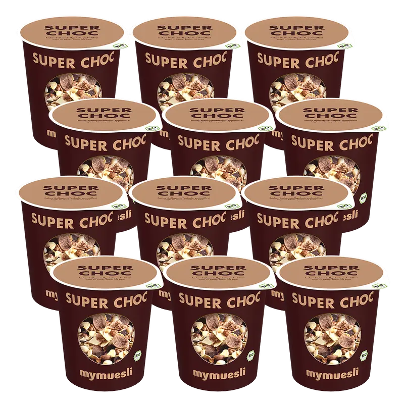 mymuesli Portionsbecher Super Choc 12er Pack