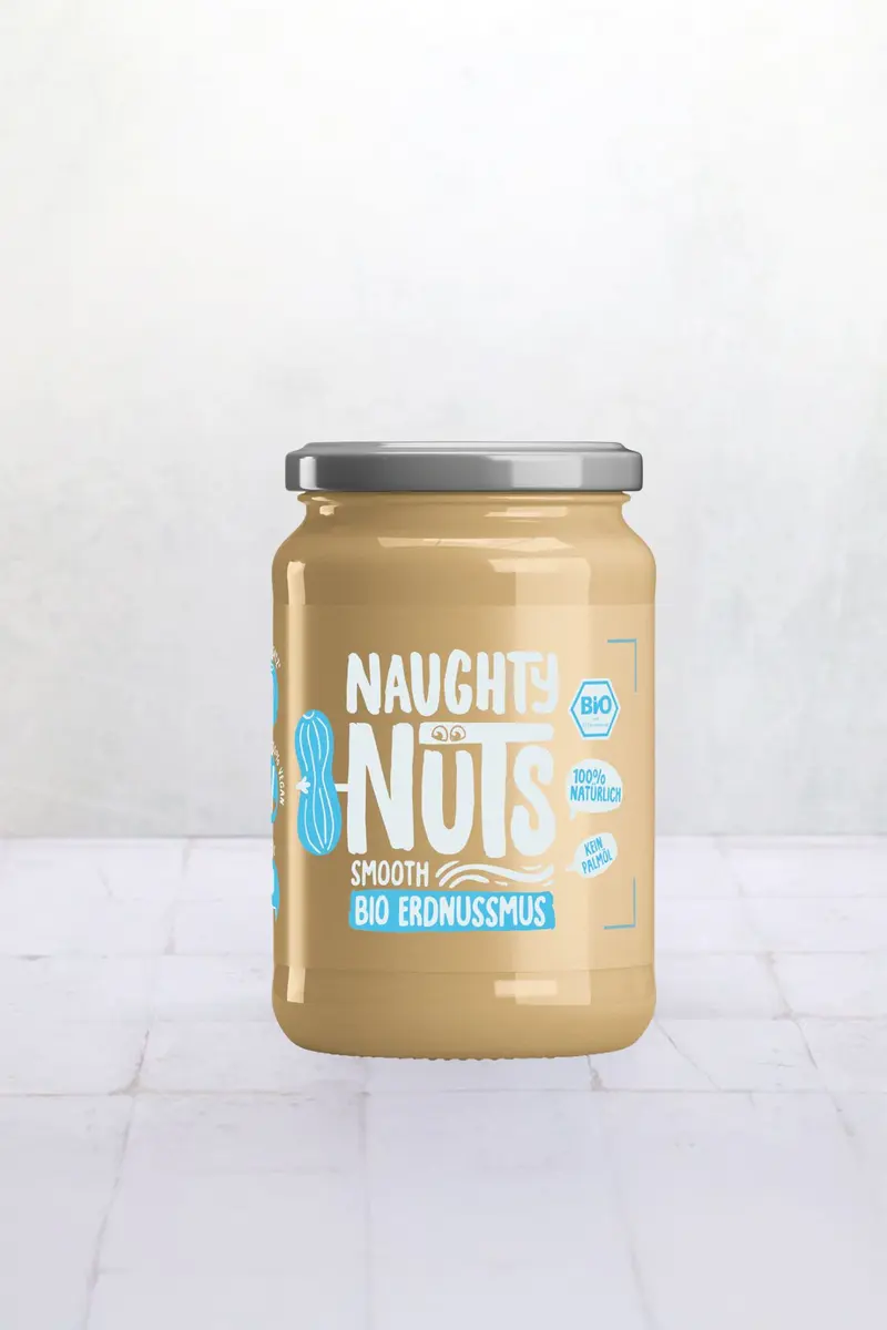 Naughty Nuts Bio Erdnussmus Smooth 500g