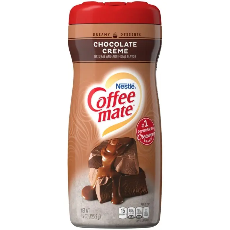 Nestlé Coffe Mate Coffee Creamer Creamy Chocolate, Schokoladenkaffee-Pulver-Mischung 425,2g