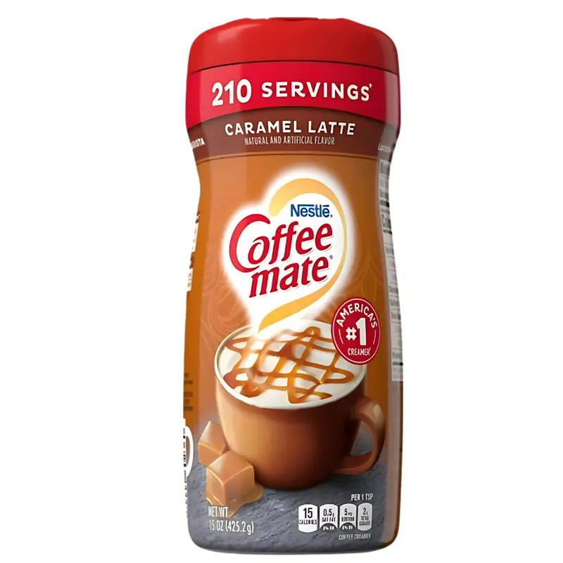 Nestlé Coffee-Mate Caramel Latte, Karamell-Latte-Mischung in Pulverform, 425,2g