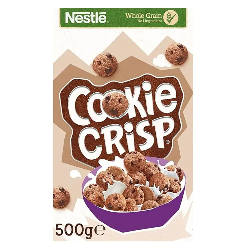 Nestlè Cookie Crisp, Kekse im Geschmack mit Schokoladenstückchen, 500g
