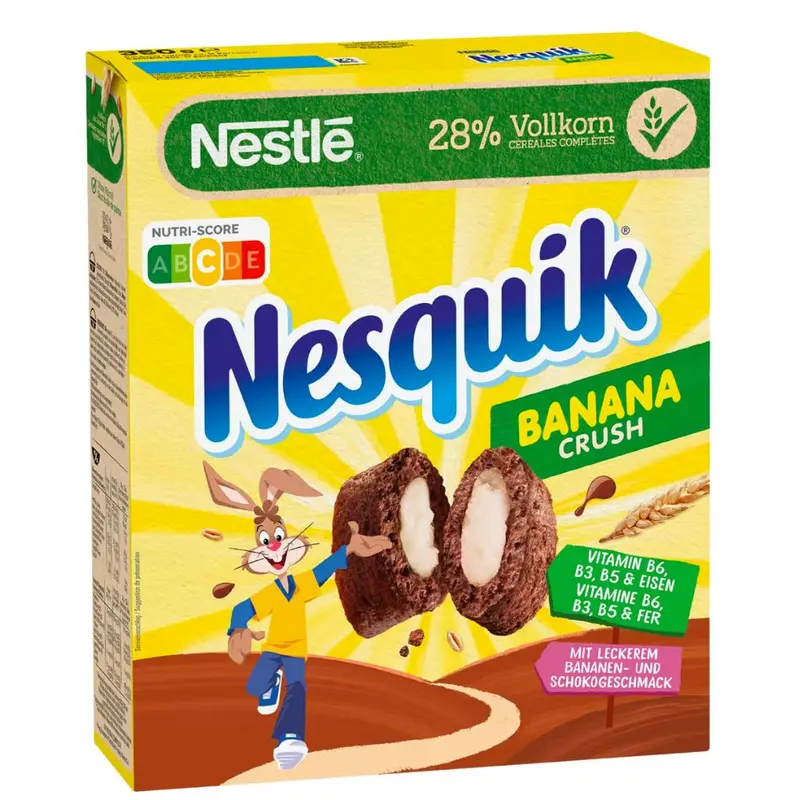 Nestlé Nesquik Banana-Crush, Bananen-Müsli 350g