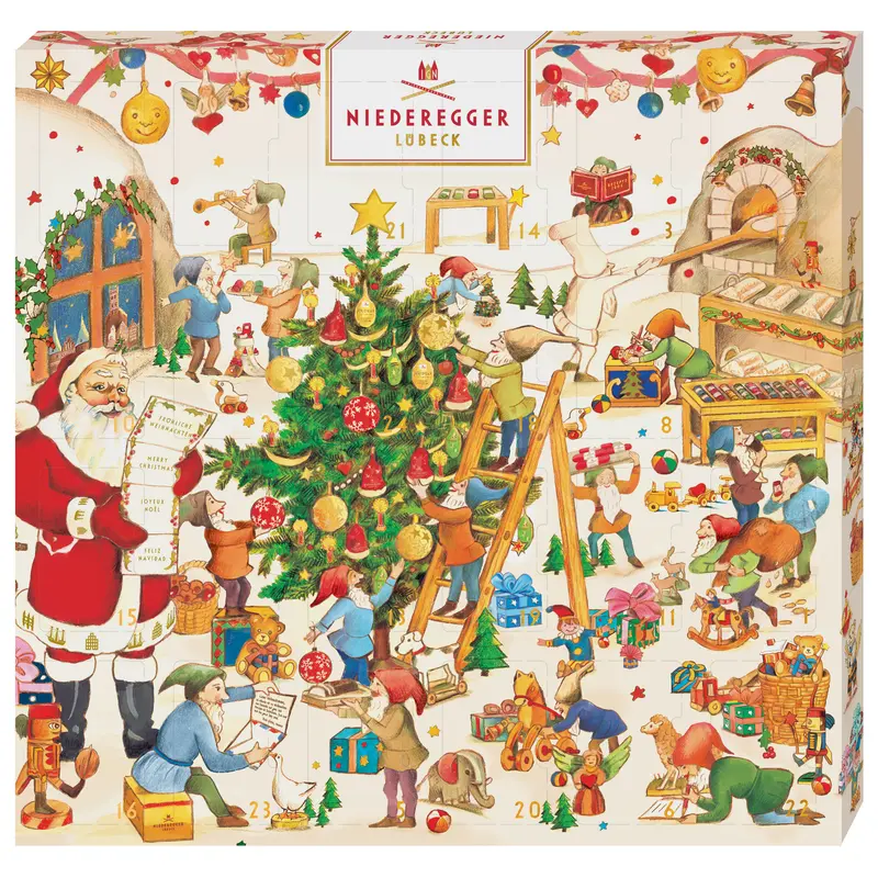 Niederegger - Adventskalender Mini Wichtelwerkstatt