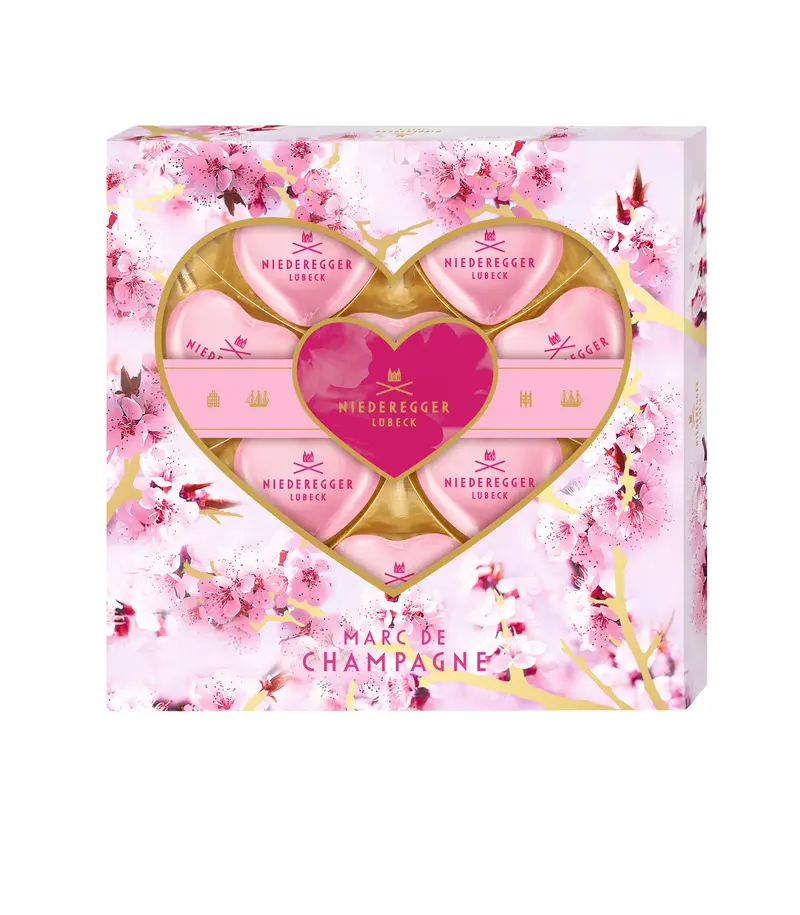 Niederegger - Herzen Marc de Champagne 125g