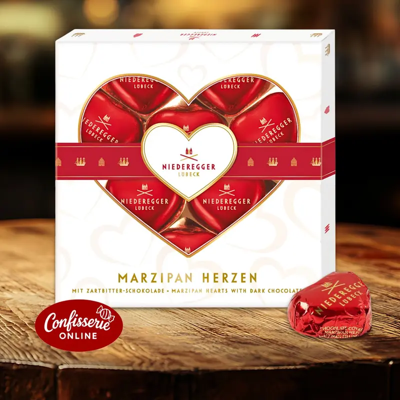 Niederegger - Marzipan Herzen 125g