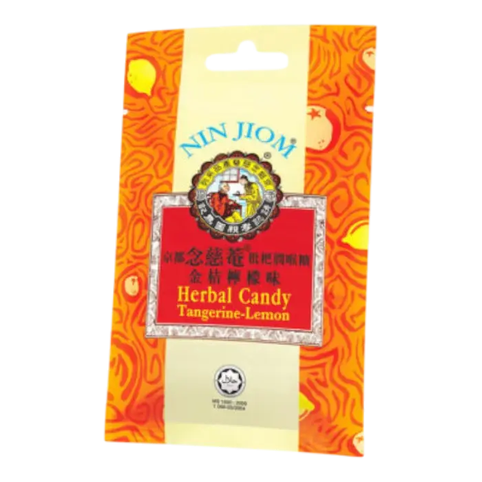Nin Jiom Herbal Candy Tangerine Lemon 60g