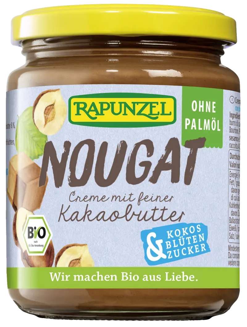 Nougat-Creme mit Kokosblütenzucker (250g)