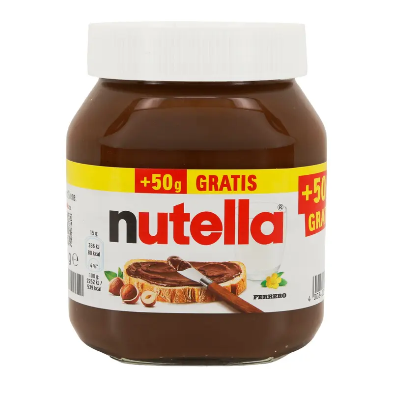 Nutella Nuss-Nugat-Creme 500 g + 50 g Gratis