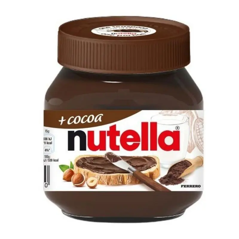 Nutella Plus Kakao, Haselnusscreme mit Kakao 350g