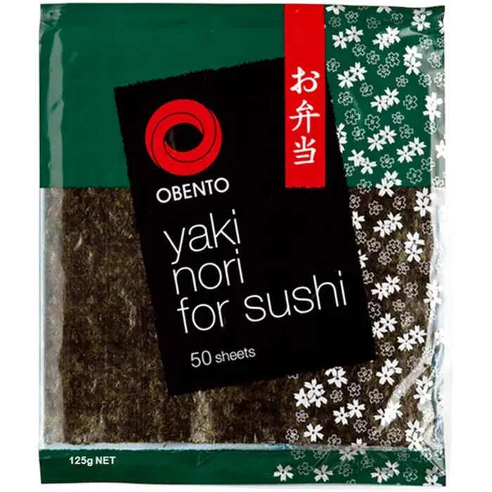 OBENTO Yaki Nori für Sushi 125G Geröstete Nori Blätter