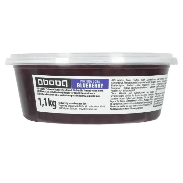 OBOBA Popping Boba, Blueberrygeschmack 1.1kg