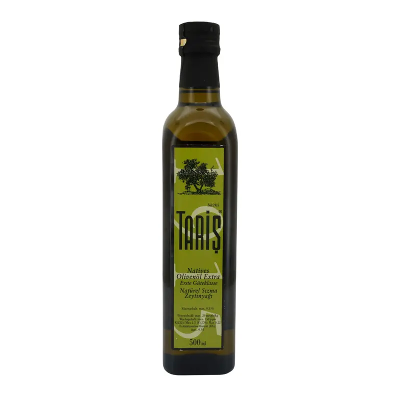 Olivenöl Taris | Natives extra | Erste Güteklasse, hochwertige Qualität aus der Türkei | 500 ml