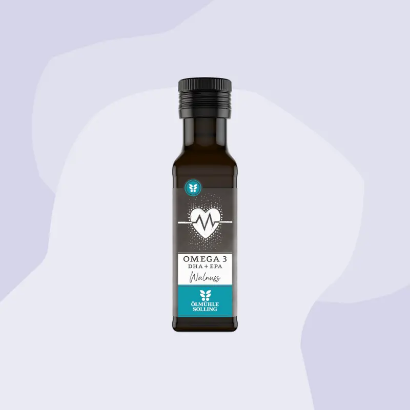 Omega 3 Öl Lein & Walnuss mit DHA + EPA Algenöl