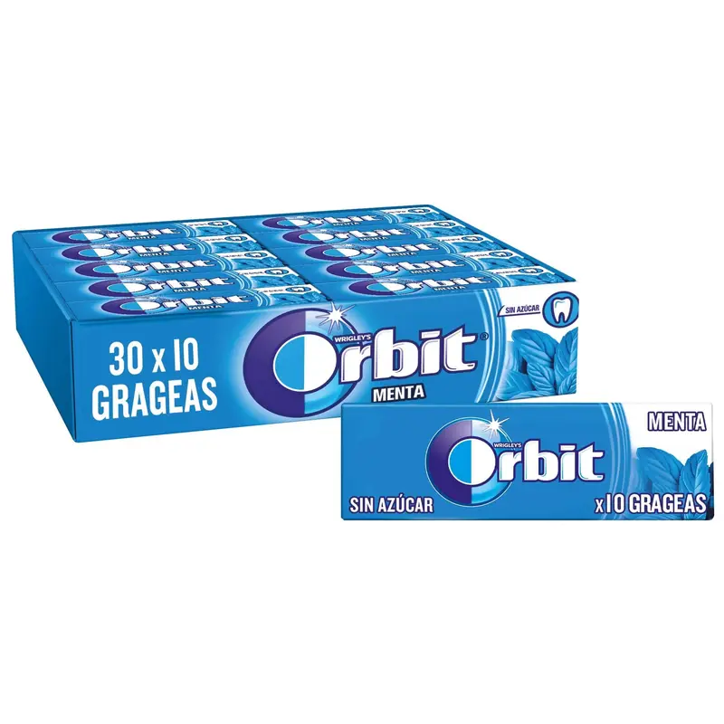 Orbit Mint Ohne Zucker Kaugummis 30x10er