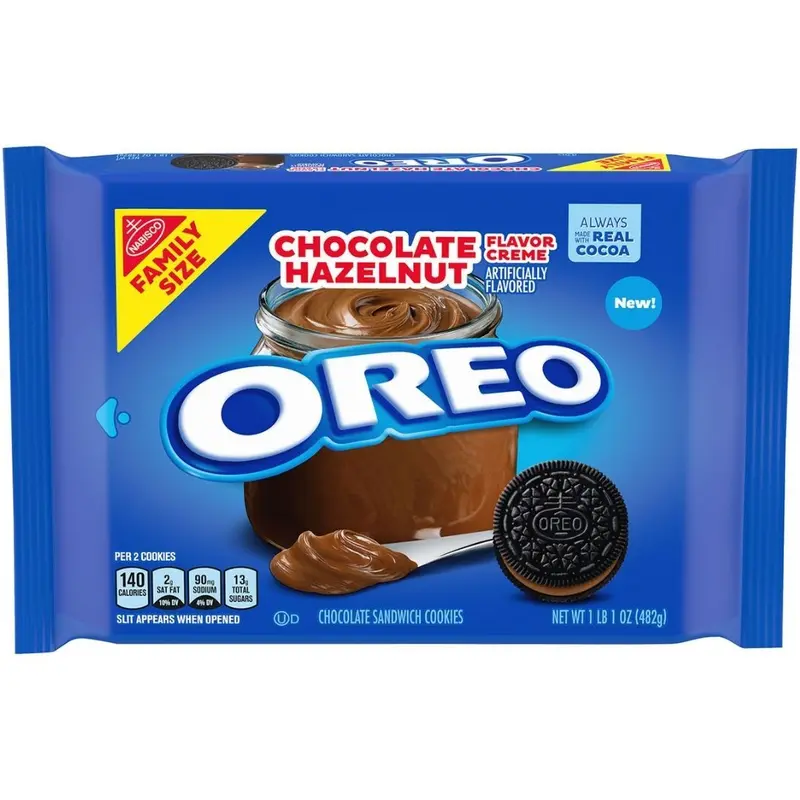 Oreo Chocolate Hazelnut, Kekse mit Haselnusscreme 482g