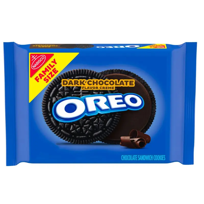 Oreo Dunkle Schokolade, Kakaokekse gefüllt mit Zartbitterschokolade von 482g
