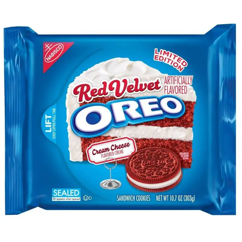 Oreo Red Velvet, Kekse mit Red Velvet Geschmack, 345g