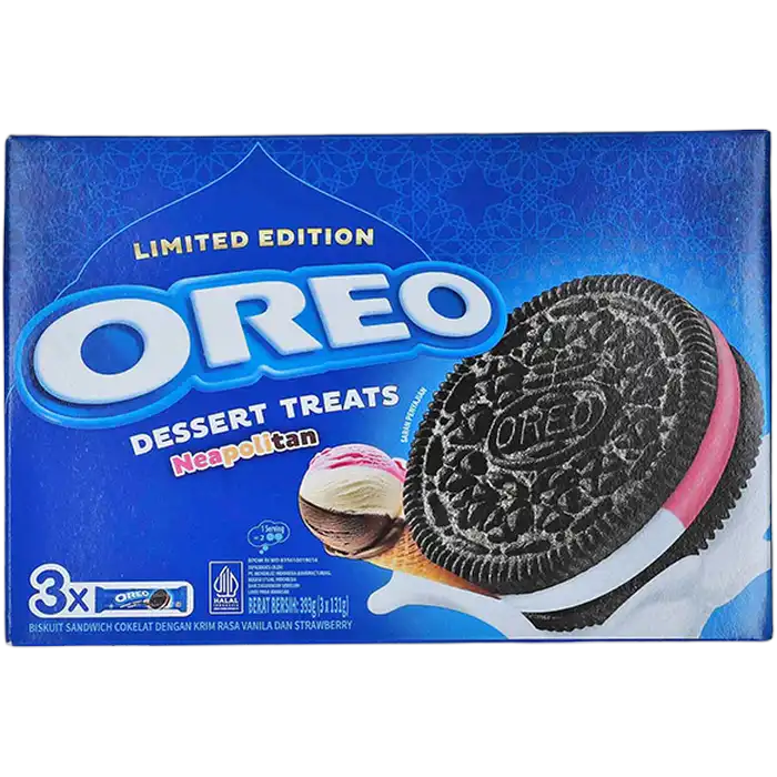 OREO Sandwich Biskuit Neopolitan Limited E.393g