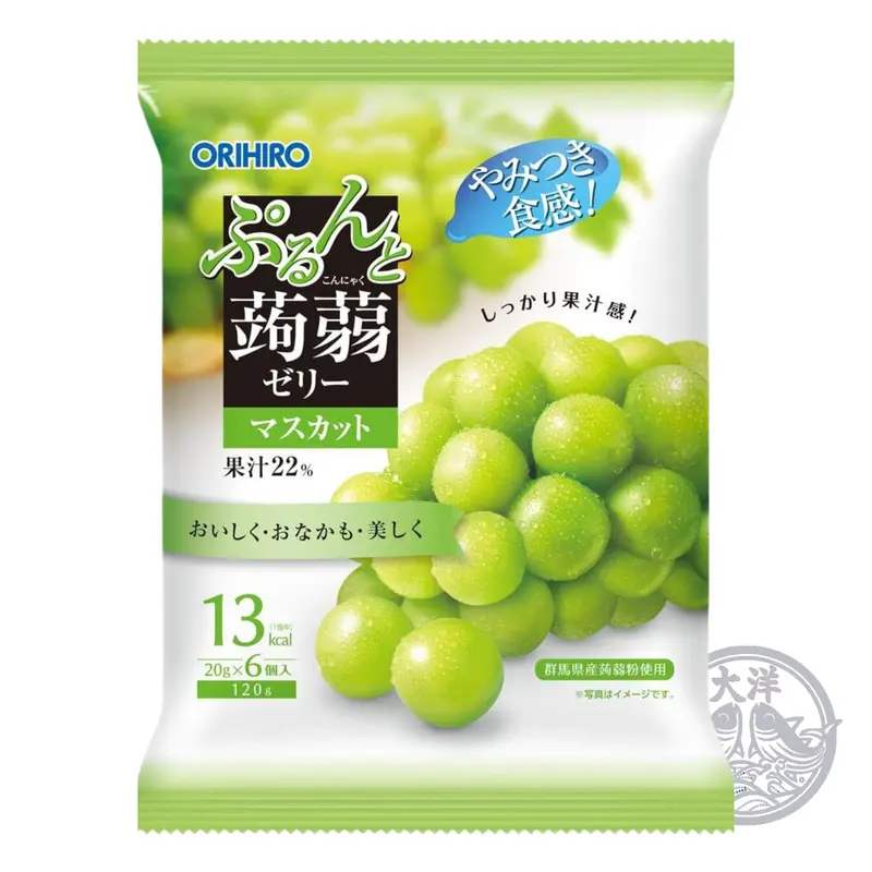 Orihiro Konnyaku Jelly Muscattraubengeschmack