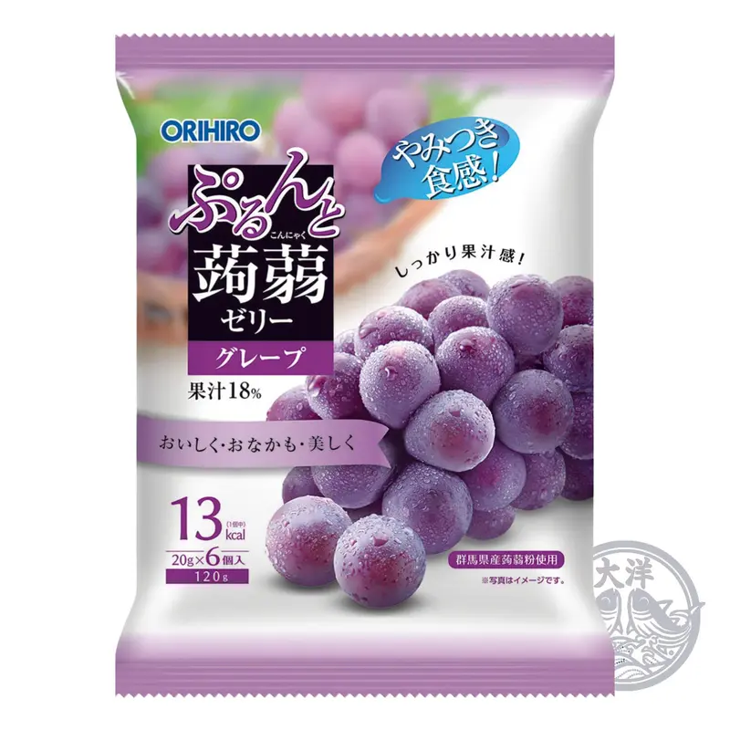 Orihiro Konnyaku Jelly Traubengeshcmack
