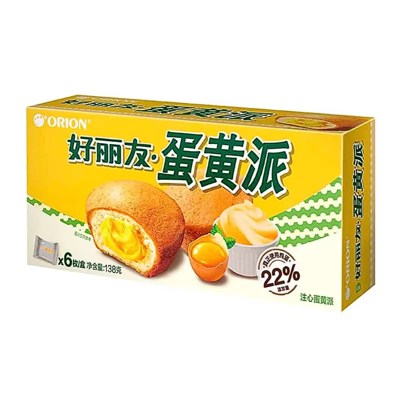 Orion Custard Pie, gefüllte Kuchen mit Puddingcreme von 138g
