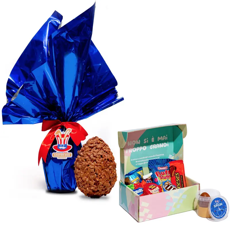 Ostern Box + American Uncle Ei mit Erdnuss