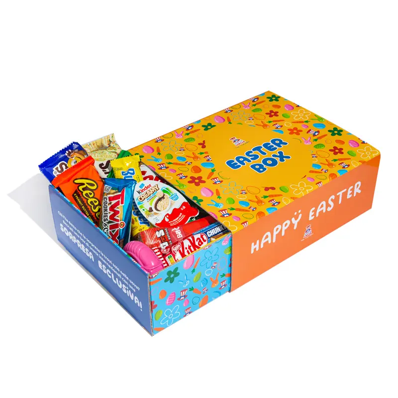 Ostern box, Schachtel mit 15 süßen und salzigen Produkten